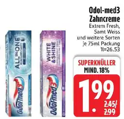 Edeka Odol-med3 Zahncreme Angebot