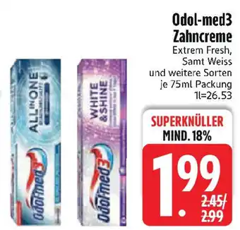 Edeka Odol-med3 Zahncreme Angebot
