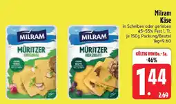 Edeka Milram Käse Angebot