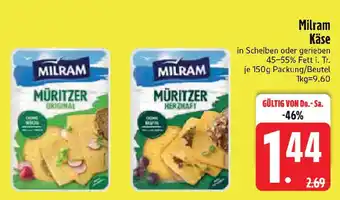 Edeka Milram Käse Angebot