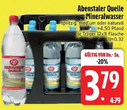 Edeka Abenstaler Quelle Mineralwasser Angebot