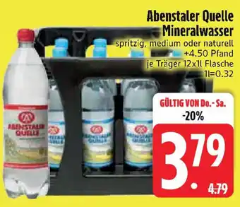 Edeka Abenstaler Quelle Mineralwasser Angebot