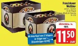 Edeka Franziskaner Weißbier Angebot