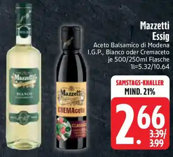 Edeka Mazzetti Essig Angebot