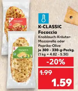 Kaufland K-CLASSIC Focaccia Angebot