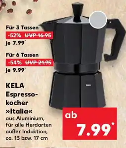 Kaufland KELA Espresso- kocher Italia Angebot