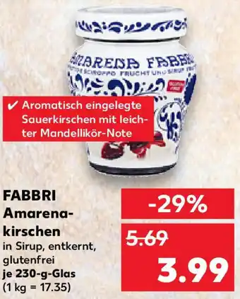 Kaufland FABBRI Amarena- kirschen Angebot