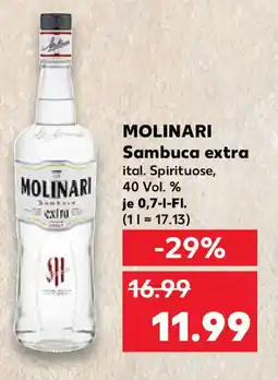 Kaufland MOLINARI Sambuca extra Angebot