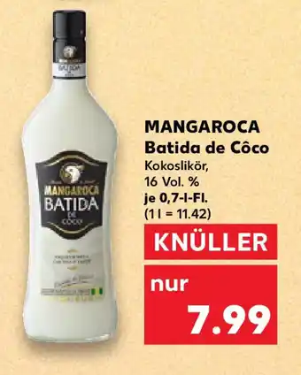 Kaufland MANGAROCA Batida de Côco Angebot