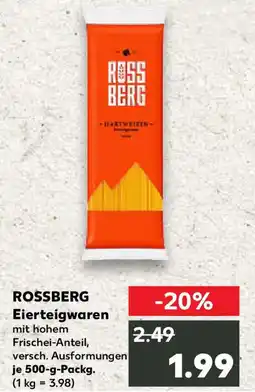 Kaufland ROSSBERG Eierteigwaren Angebot