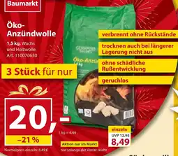 Sonderpreis Baumarkt GERMANIA Öko- Anzündwolle Angebot