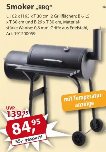 Sonderpreis Baumarkt Smoker,,BBQ" Angebot