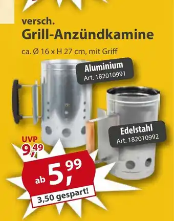 Sonderpreis Baumarkt versch. Grill-Anzündkamine Angebot