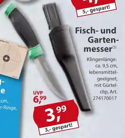 Sonderpreis Baumarkt Fisch- und Gartenmesser Angebot