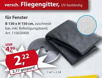Sonderpreis Baumarkt versch. Fliegengitter, UV-beständig für Fenster Angebot