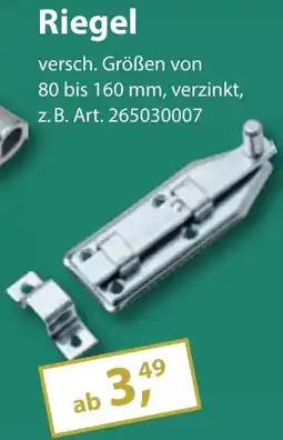 Sonderpreis Baumarkt Riegel Angebot