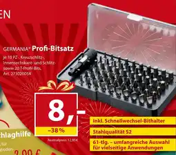 Sonderpreis Baumarkt GERMANIA Profi-Bitsatz Angebot