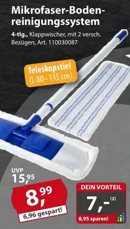 Sonderpreis Baumarkt Mikrofaser-Bodenreinigungssystem Angebot