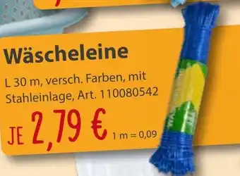 Sonderpreis Baumarkt Wäscheleine Angebot