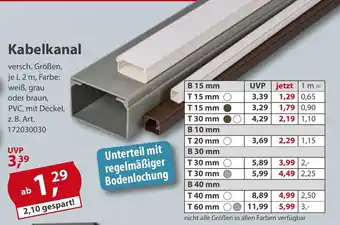 Sonderpreis Baumarkt Kabelkanal Angebot