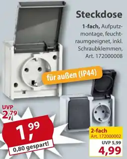 Sonderpreis Baumarkt Steckdose Angebot