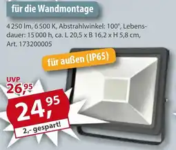 Sonderpreis Baumarkt UNITEC versch. LED-Flutlichtstrahler für die Wandmontage Angebot