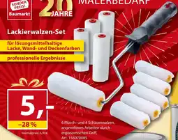 Sonderpreis Baumarkt Lackierwalzen-Set Angebot