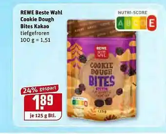 REWE Rewe Beste Wahl Cookie Dough Bites Kakao Angebot