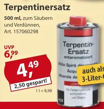 Sonderpreis Baumarkt Terpentinersatz Angebot