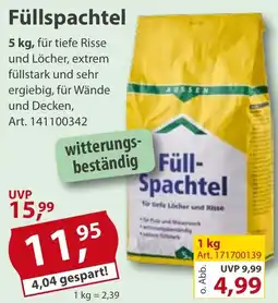 Sonderpreis Baumarkt Füllspachtel Angebot