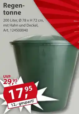Sonderpreis Baumarkt Regentonne Angebot