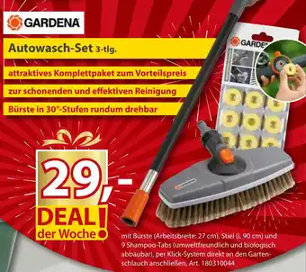 Sonderpreis Baumarkt GARDENA Autowasch-Set 3-tlg. Angebot