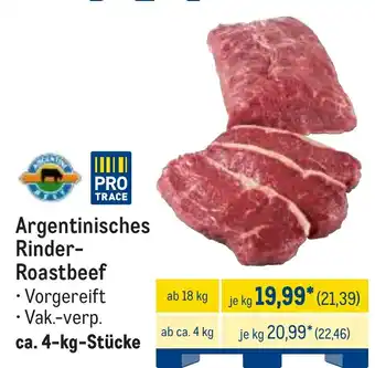 METRO Argentinisches Rinder- Roastbeef Angebot
