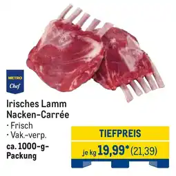 METRO Irisches Lamm Nacken-Carrée Angebot