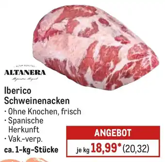 METRO ALTANERA Iberico Schweinenacken Angebot