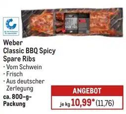 METRO Weber Classic BBQ Spicy Spare Ribs Angebot