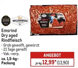 METRO Emsrind Dry aged Rindfleisch Angebot