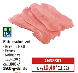 METRO Putenschnitzel Angebot