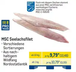 METRO MSC Seelachsfilet Angebot
