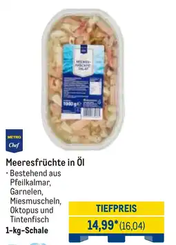 METRO METRO Chef Meeresfrüchte in Öl Angebot