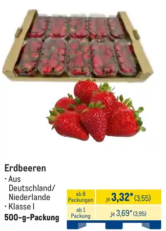 METRO Erdbeeren Angebot