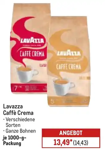 METRO Lavazza Caffè Crema Angebot