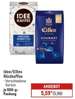 METRO Idee/Eilles Röstkaffee Angebot