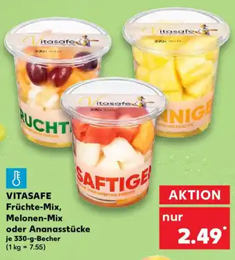 Kaufland VITASAFE Früchte-Mix, Melonen-Mix oder Ananasstücke Angebot