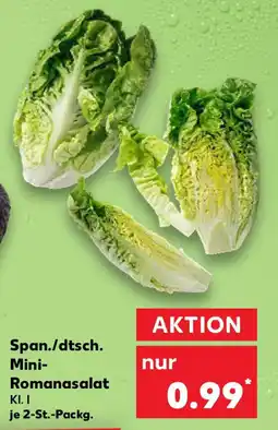 Kaufland Span./dtsch. Mini- Romanasalat Angebot