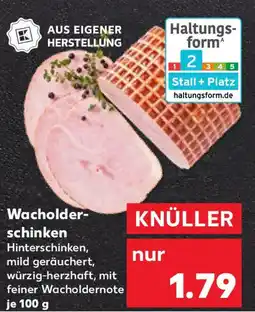 Kaufland Wacholder- schinken Angebot