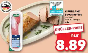 Kaufland K-PURLAND Schweinefilet Angebot