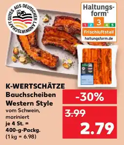 Kaufland K-WERTSCHÄTZE Bauchscheiben Western Style Angebot