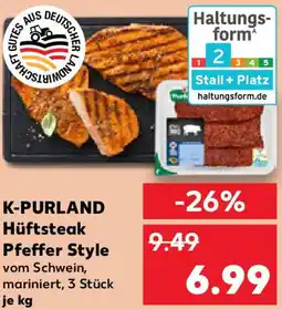 Kaufland K-PURLAND Hüftsteak Pfeffer Style Angebot