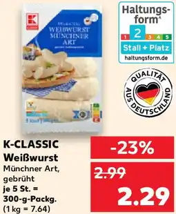 Kaufland K-CLASSIC Weißwurst Angebot